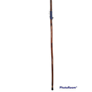 Paracord-Wrapped Grip 55" Wooden Hiking or Walking Stick